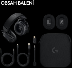 Logitech G Pro X Wireless 2, LIGHTSPEED, Bluetooth, černá