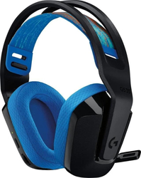 Logitech G535 LIGHTSPEED Wireless Gaming Headset, černá/modrá