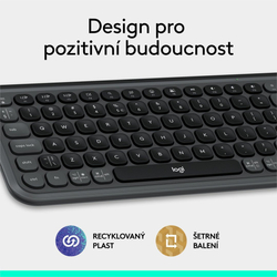 Logitech POP ICON KEYS, Graphite , US INT'L