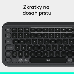 Logitech POP ICON KEYS, Graphite , US INT'L