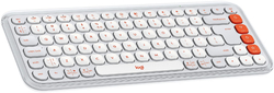 Logitech POP ICON KEYS, White, US INT'L