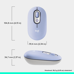 Logitech POP Mouse, Lilac