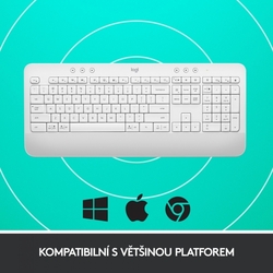 Logitech Signature K650 Wireless světle šedá