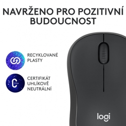 Logitech Wireless M240 Silent černá, nano, optická myš bezdrátová