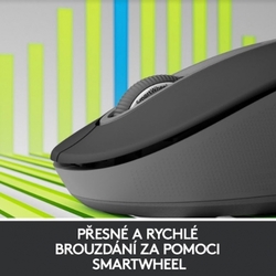 Logitech Wireless M650 L, grafitová