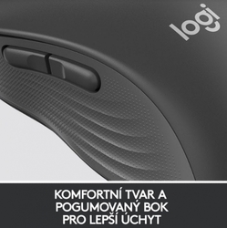 Logitech Wireless M650 L, grafitová