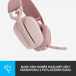 Logitech Zone Vibe 100, rose