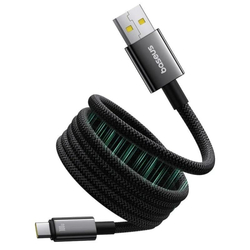 Magnetický nabíjecí kabel Baseus Tungsten USB/USB-C 1m 100W černý