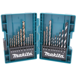 Makita B-44884 sada vrtáků do kovu/dřeva/zdiva 3-8mm (po 1), 21ks