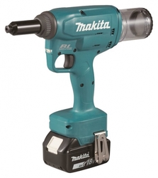 Makita DRV150RFJ Aku nýtovačka Li-ion LXT 18V/3,0 Ah, Makpac