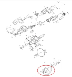 Makita JM00000502 náhradní plastový kryt k pokosové pile LS0816F