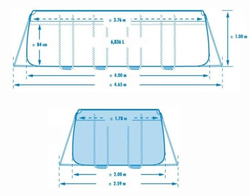 Marimex Bazén Florida Premium 2,00x4,00x1,00 m komplet + KF M1 (10340179)