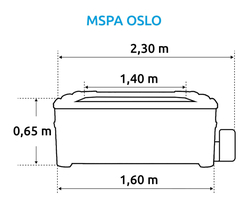 Marimex Bazén vířivý MSPA Oslo