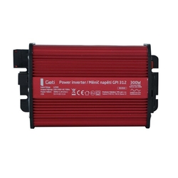 Měnič napětí 12V/230V 300W CZ + USB Geti GPI 312