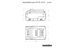 Metabo 18V LiHD 10Ah (625549000)