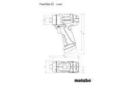 Metabo Akumulátorový šroubovák PowerMaxx BS Basic 2x2Ah