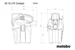 Metabo AS 18 L PC COMPACT (602028850)