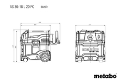 Metabo AS 36-18 L 20 PC (602071850)