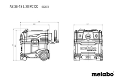 Metabo AS 36-18 L 20 PC-CC (602072850)