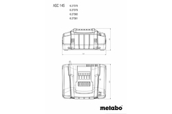 Metabo  ASC 145 (627378000)