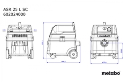 Metabo ASR 25 L SC Vysavač