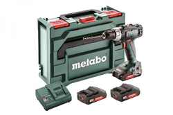 Metabo BS 18 L Set Aku vrtací šroubovák, 18V 3x2Ah Li-Power, Nabíječka SC30, metaBOX 145