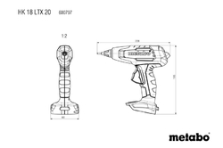 Metabo HK 18 LTX 20 (600797850)