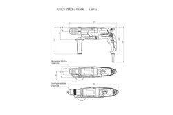 Metabo UHEV 2860-2 Quick,kufr Multifunkční kladivo