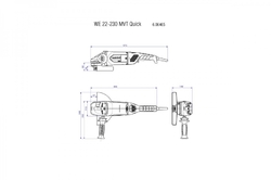 Metabo WE 22-230 MVT Úhlová bruska