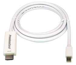 Mini DisplayPort 1.2 na HDMI 2.0 kabel pro rozlišení 4Kx2K@60Hz, 1m