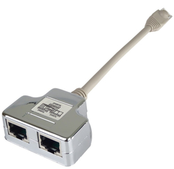 Modulární RJ45 distributor 2 porty 10/100Base T