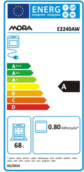 Mora E 2240 AW Elektrický volně stojicí sporák 50cm