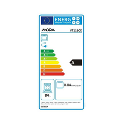 Mora VT 111 CX Vestavná elektrická trouba, 84 l