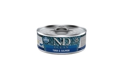 N&D OCEAN CAT Adult Tuna & Salmon 70g konzerva pro kočky