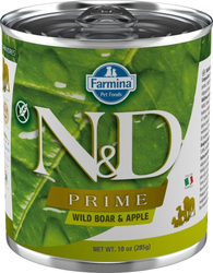 N&D PRIME DOG Adult Boar & Apple 285g konzerva pro psy