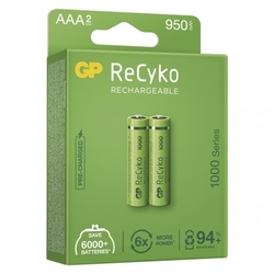 Nabíjecí baterie GP ReCyko 1000 AAA (HR03) - 2Ks