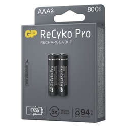 Nabíjecí baterie GP ReCyko Pro Professional AAA (HR03) - 2Ks