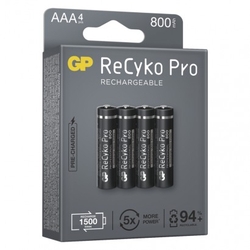 Nabíjecí baterie GP ReCyko Pro Professional AAA (HR03) - 4Ks