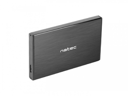 Natec Externí box pro HDD 2,5" USB 3.0 Rhino Go, černý, hliníkové tělo