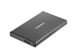 Natec externí box pro HDD 2,5” USB 3.0 Rhino Go, černý, hliníkové tělo