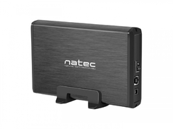 Natec externí box pro HDD 3,5” USB 3.0 Rhino, černý, včetně napájecího adaptéru