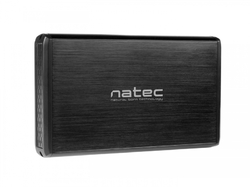 Natec Externí box pro HDD 3,5" USB 3.0 Rhino, černý, včetně napájecího adaptéru