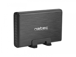 Natec externí box pro HDD 3,5” USB 3.0 Rhino, černý, včetně napájecího adaptéru