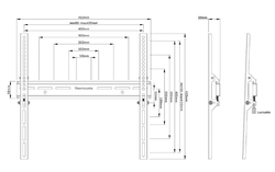 Neomounts WL30-350BL14, držák TV 32"-65", uzamykatelný