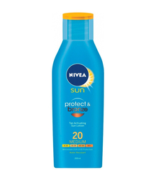 Nivea Sun Protect & Bronze Sun Lotion SPF 20 200ml