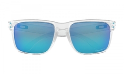 OAKLEY HOLBROOK XL POLISHED CLEAR / PRIZM SAPPHIRE POLARIZED