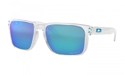 OAKLEY HOLBROOK XL POLISHED CLEAR / PRIZM SAPPHIRE POLARIZED