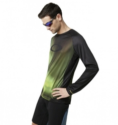 OAKLEY MTB LS TECH TEE AURORA BOREALIS, vel.L - MTB dres 