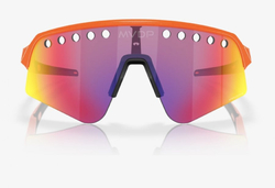 OAKLEY SUTRO LITE SWEEP - Mathieu Van Der Poel Signature Series ORANGE SPARKLE / PRIZM ROAD