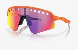 OAKLEY SUTRO LITE SWEEP - Mathieu Van Der Poel Signature Series ORANGE SPARKLE / PRIZM ROAD